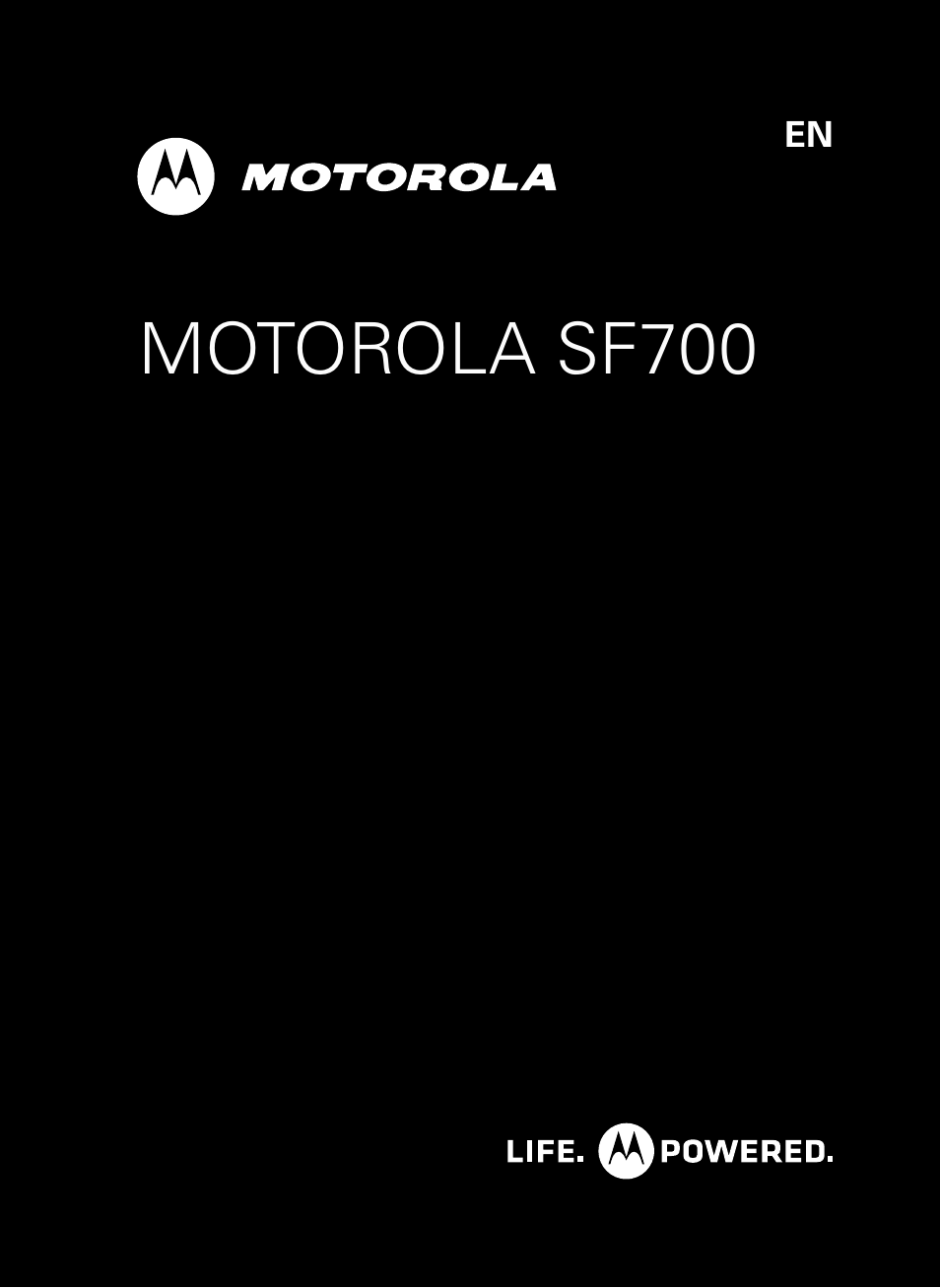 Motorola SF700 User Manual | 26 pages