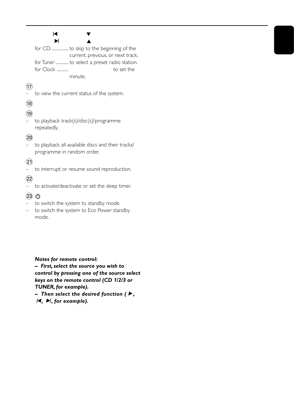 Controls | Motorola FW-C155 User Manual | Page 11 / 27