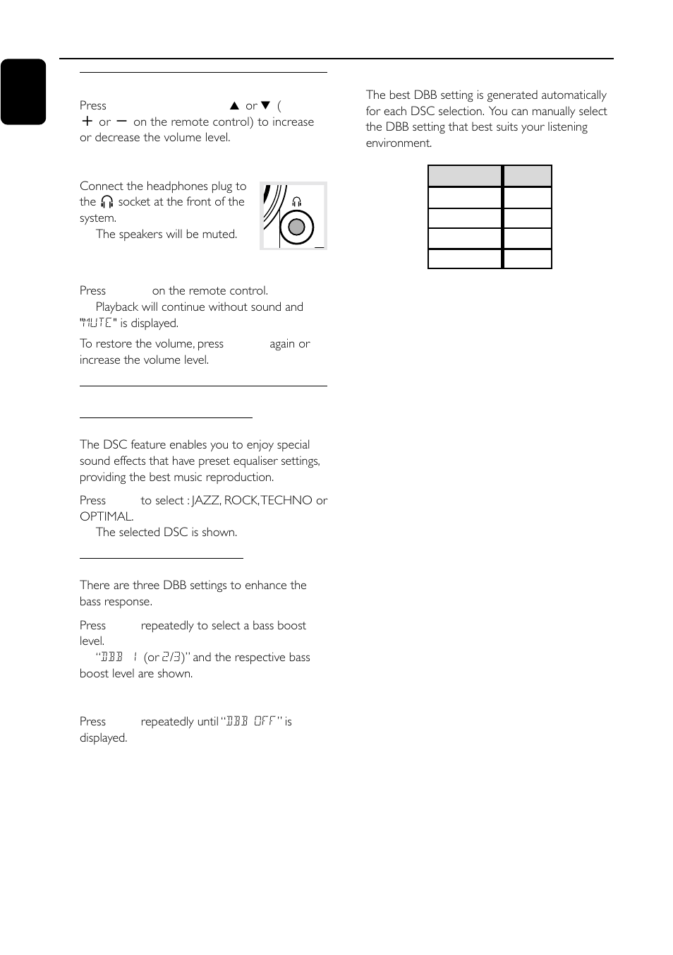 Basic functions, Volume control, Sound control | Motorola FW-C155 User Manual | Page 14 / 27