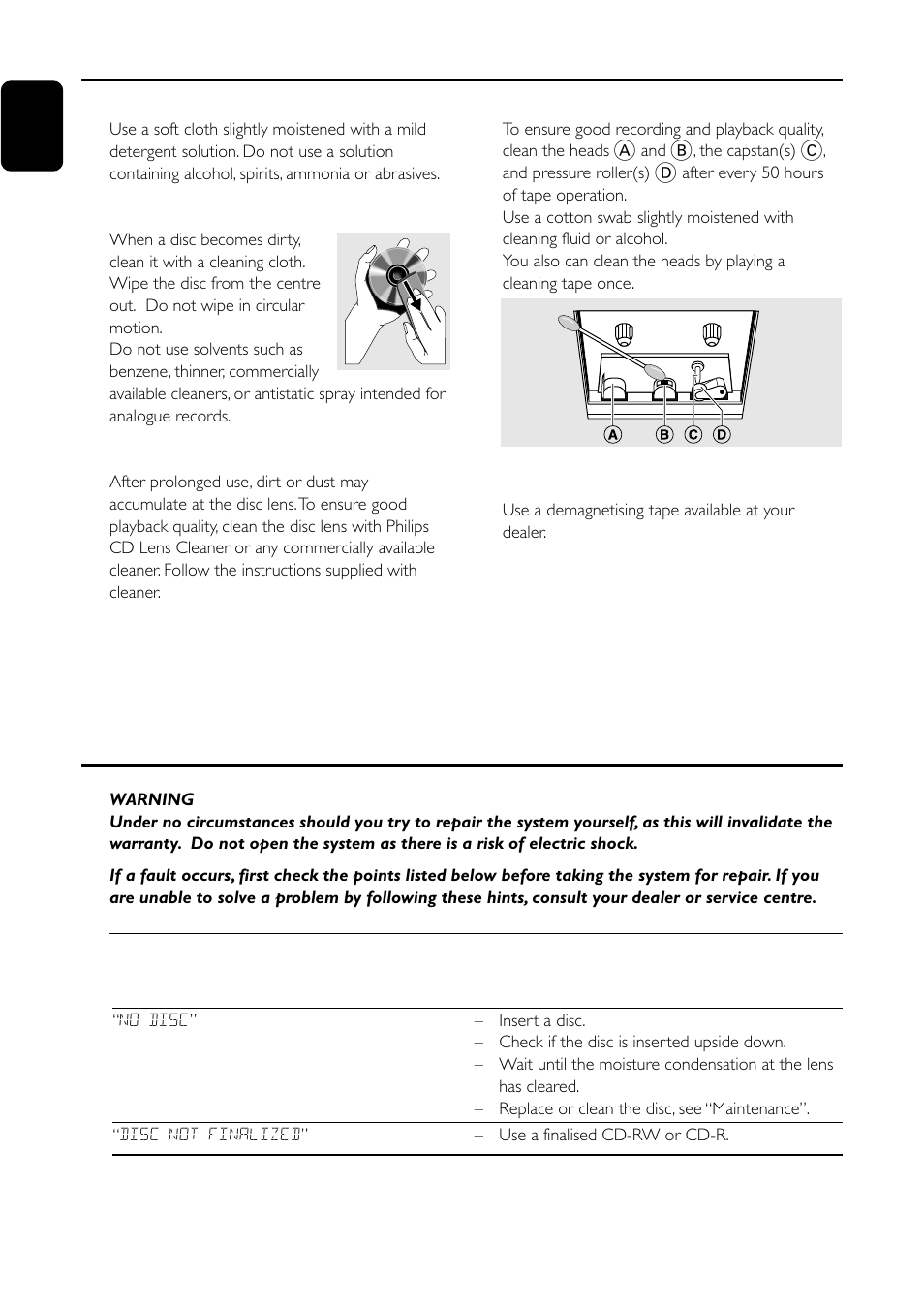 Troubleshooting, Maintenance | Motorola FW-C155 User Manual | Page 26 / 27