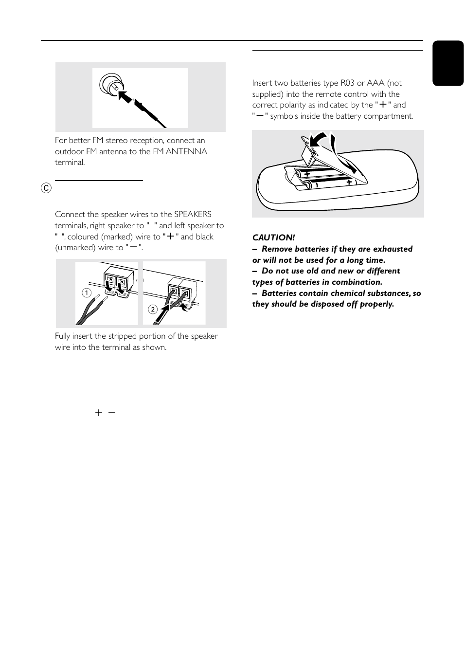 Preparations | Motorola FW-C155 User Manual | Page 9 / 27