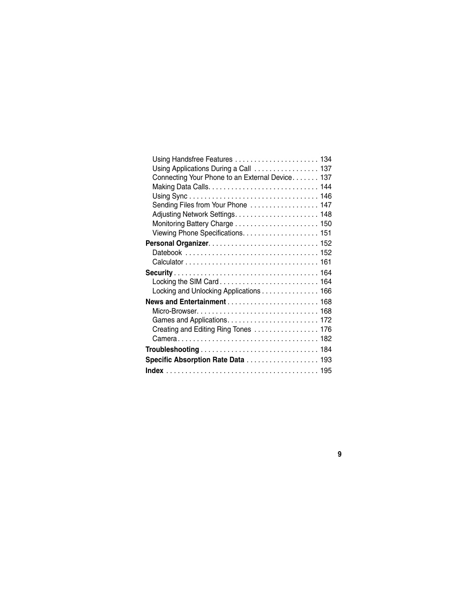 Motorola A845 User Manual | Page 11 / 234