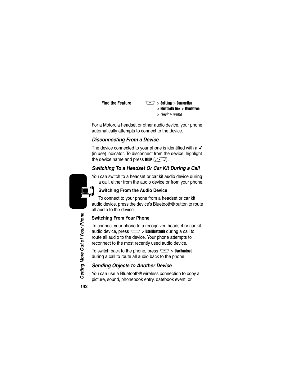 Motorola A845 User Manual | Page 144 / 234