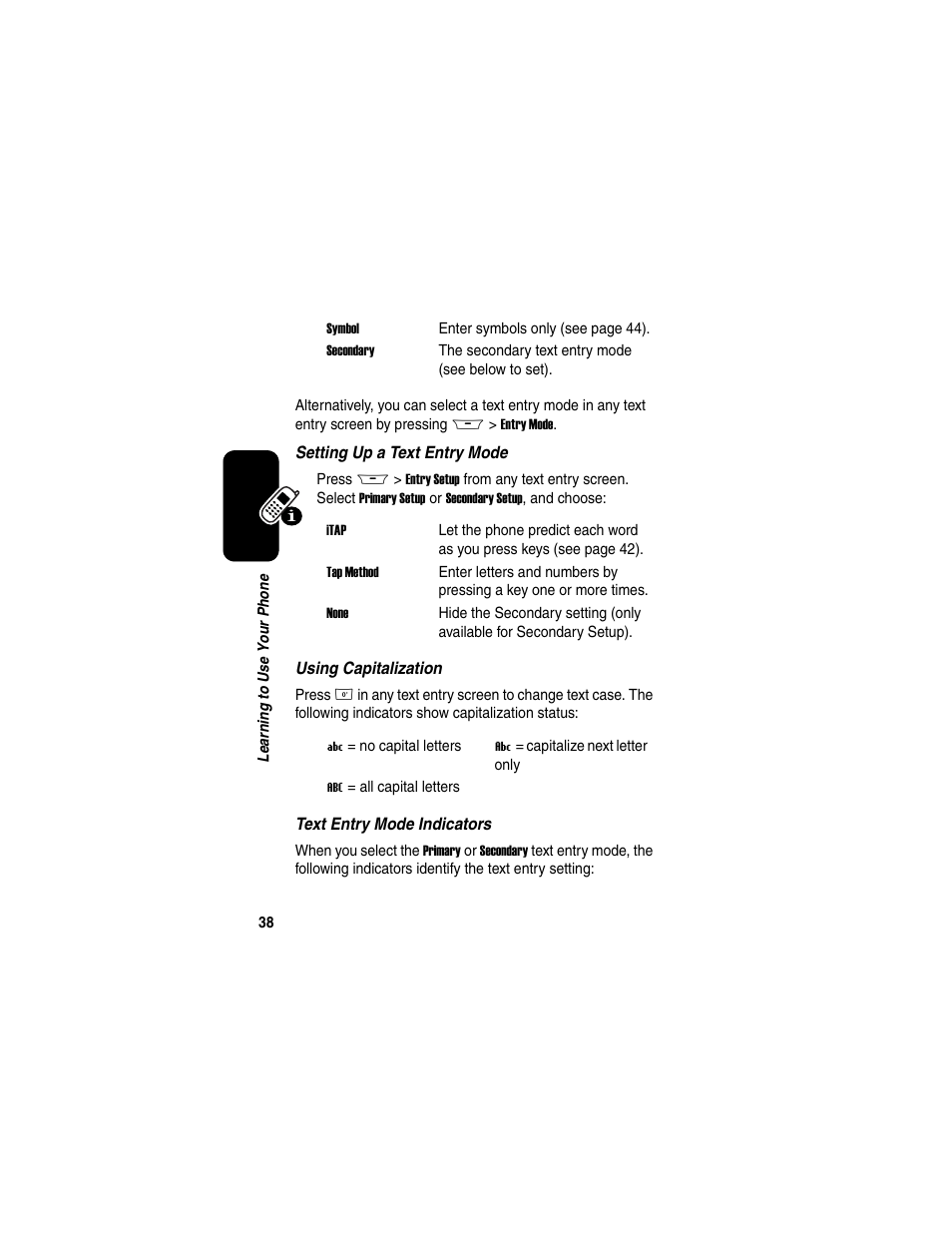 Motorola A845 User Manual | Page 40 / 234