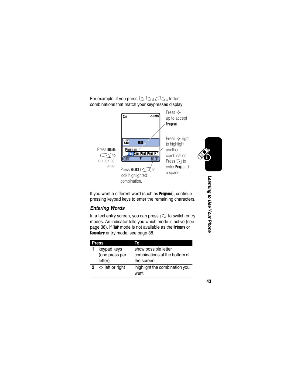 Motorola A845 User Manual | Page 45 / 234