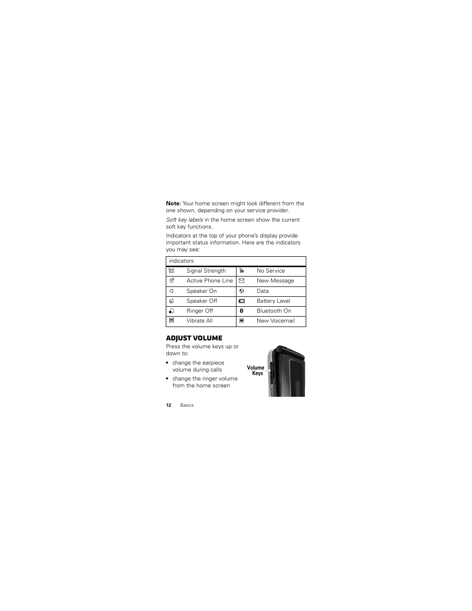 Adjust volume | Motorola I412 User Manual | Page 14 / 64