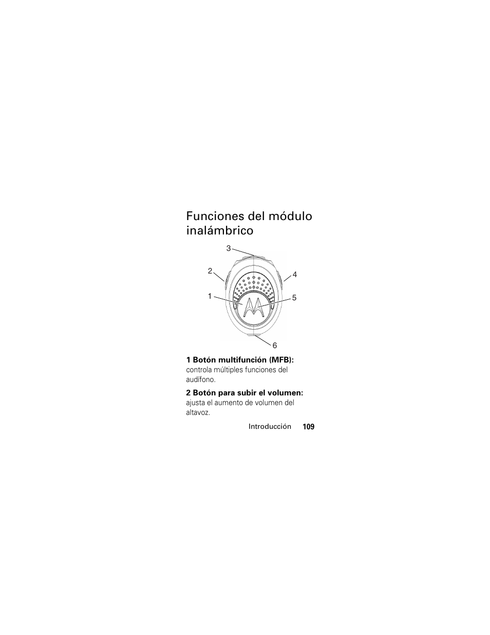 Funciones del módulo inalámbrico | Motorola HS830 User Manual | Page 111 / 146