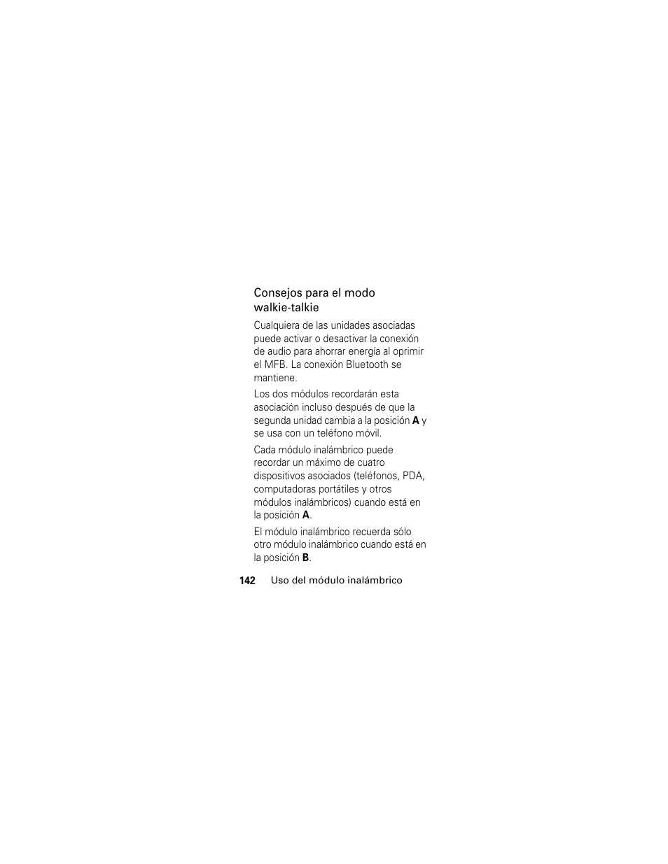 Motorola HS830 User Manual | Page 144 / 146