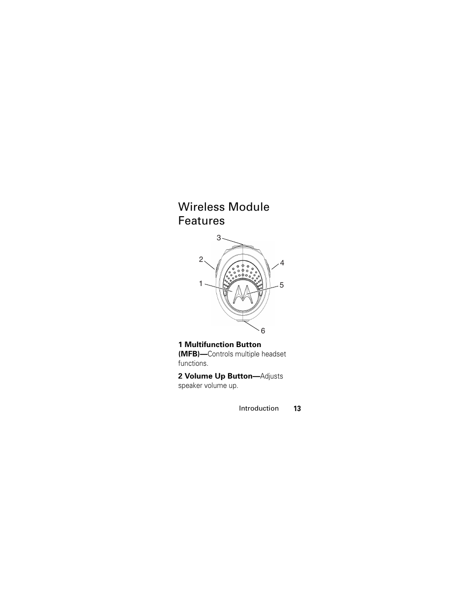 Wireless module features | Motorola HS830 User Manual | Page 15 / 146