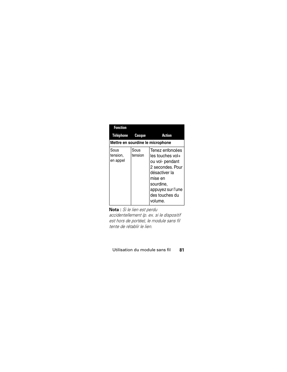 Motorola HS830 User Manual | Page 83 / 146