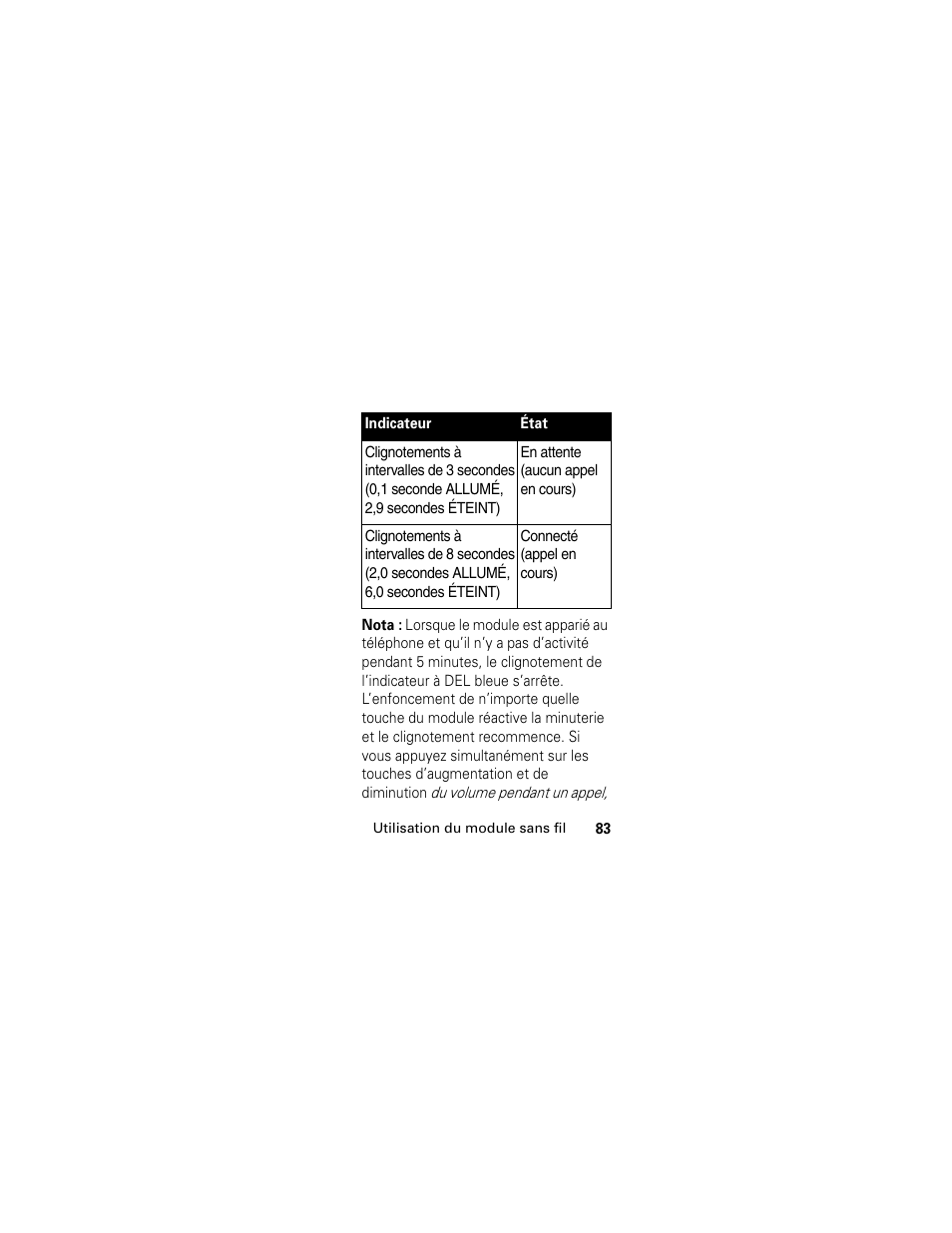 Motorola HS830 User Manual | Page 85 / 146