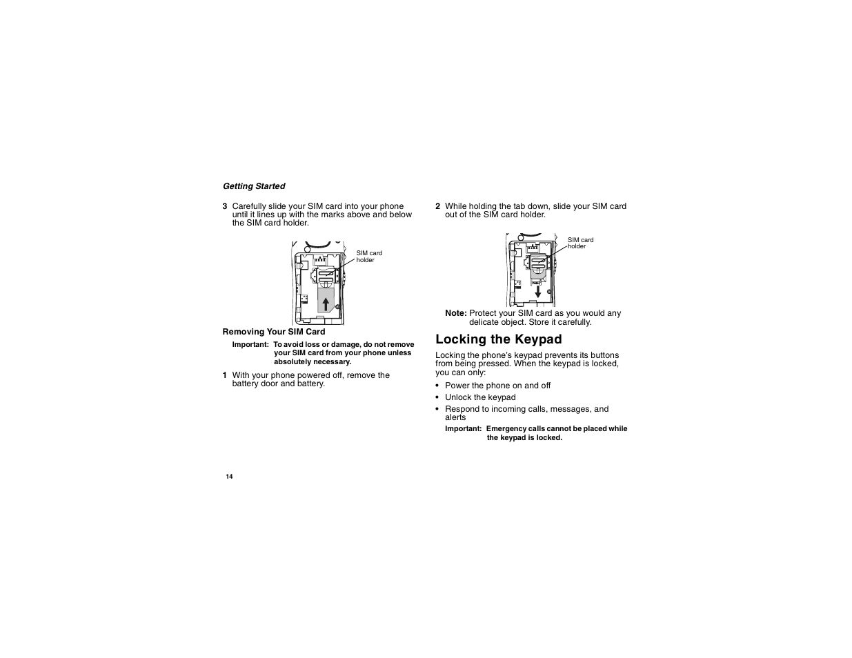 Locking the keypad | Motorola i275 User Manual | Page 24 / 207