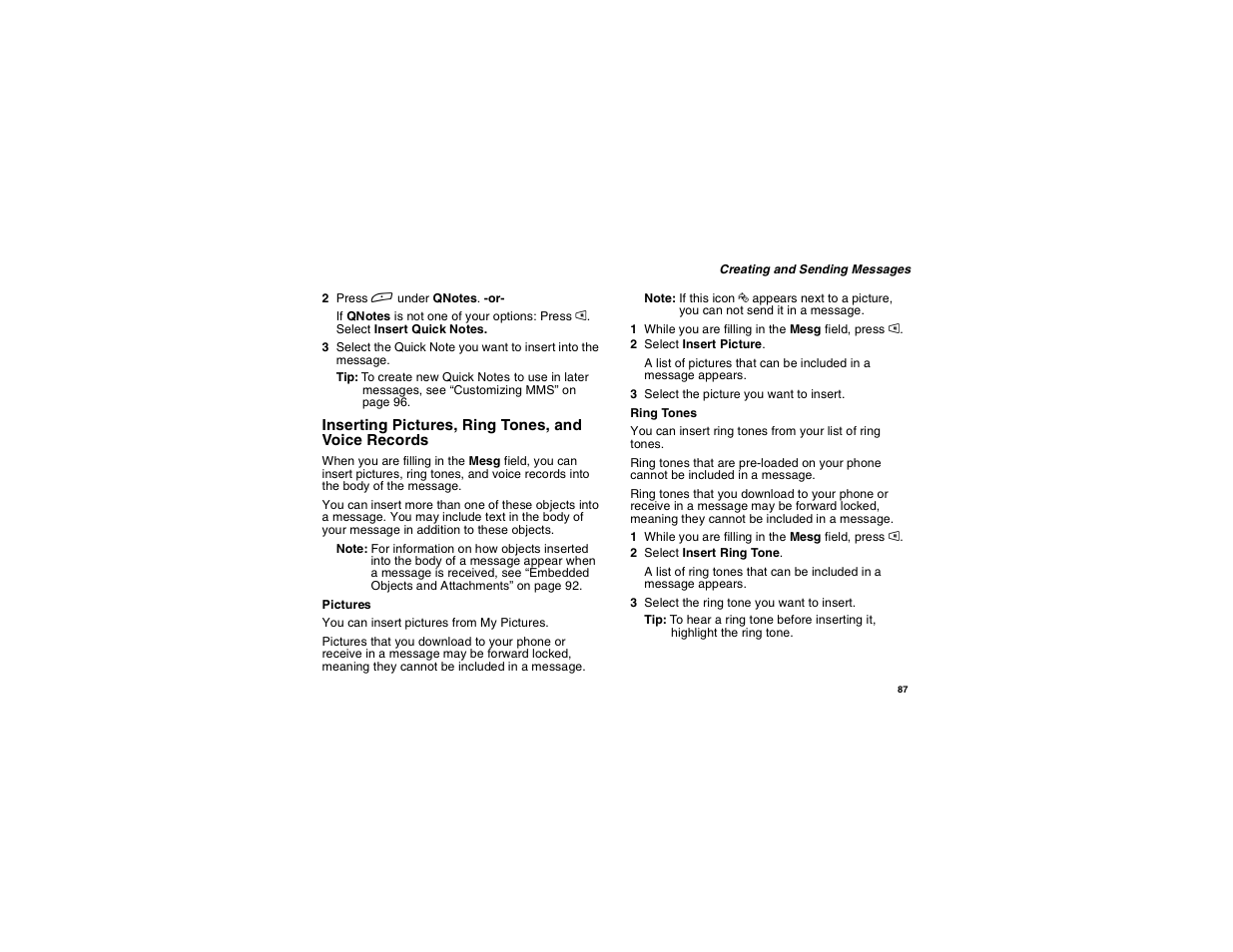 Motorola i275 User Manual | Page 97 / 207