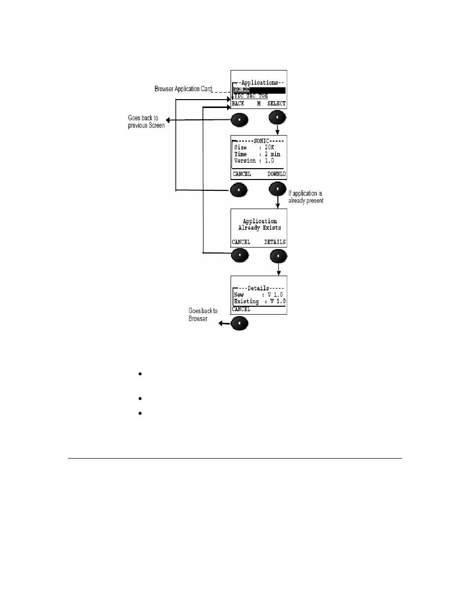 Newer application version exists | Motorola HANDSET C381P User Manual | Page 82 / 130