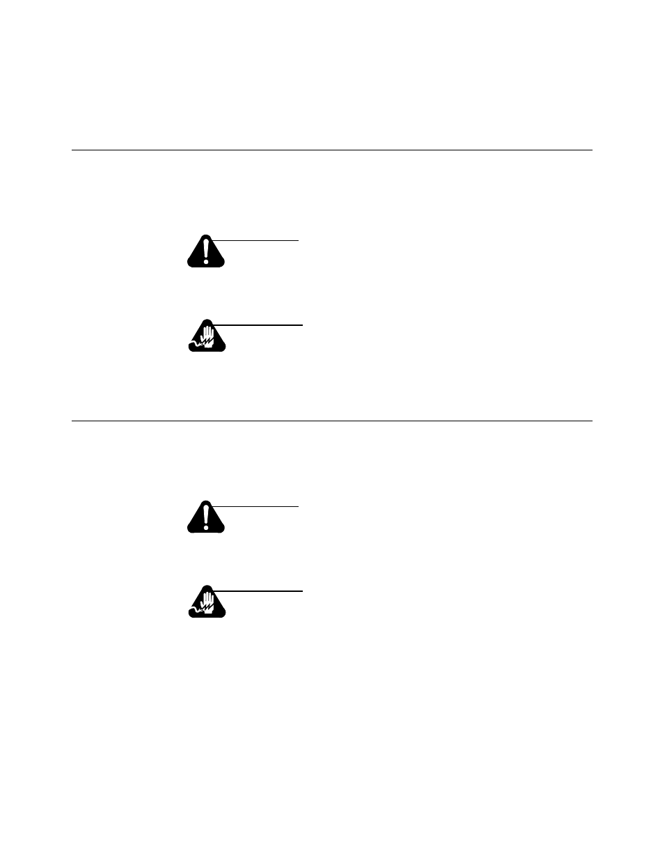 1head - messages spéciaux, 1head - besondere hinweise, Messages spéciaux | Besondere hinweise, Mise en garde, Avertissement, Vorsicht, Warnung | Motorola and V.32bis User Manual | Page 16 / 240
