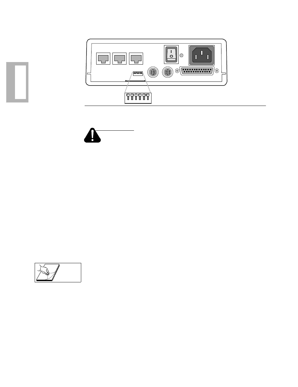 And 2-3, Caution, Operating at v.34 dte rates | Motorola and V.32bis User Manual | Page 40 / 240