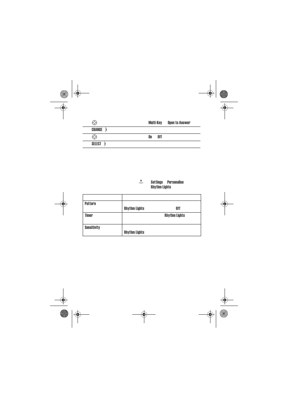 Activating rhythm lights | Motorola V80 User Manual | Page 64 / 108