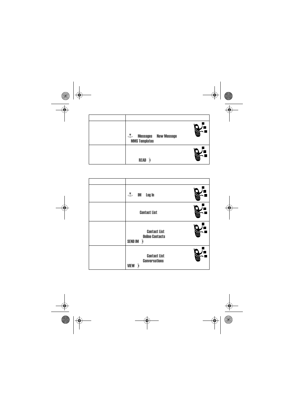 Instant messaging | Motorola V80 User Manual | Page 83 / 108