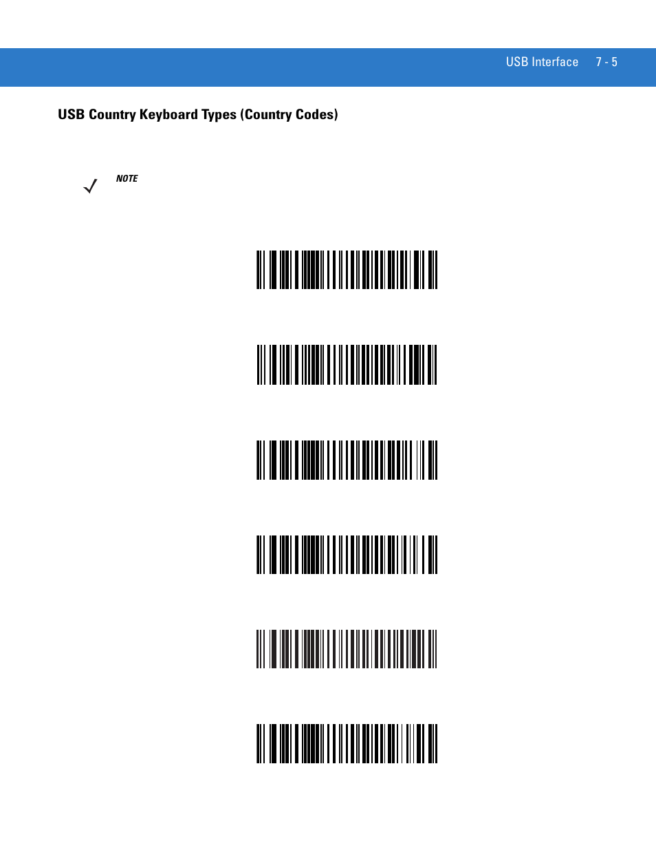 Usb country keyboard types (country codes), Usb country keyboard types (country codes) -5 | Motorola LS3478 User Manual | Page 109 / 336