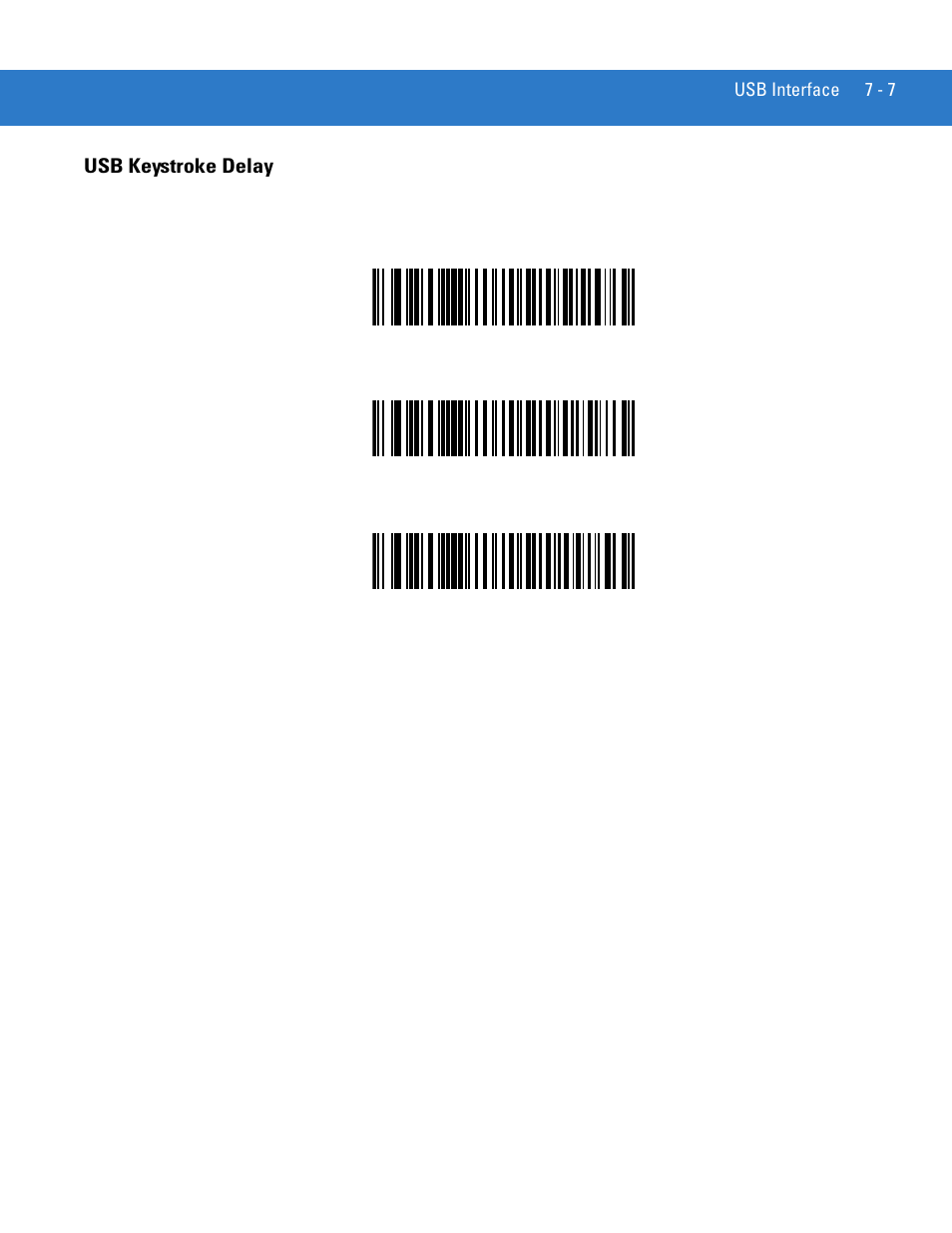 Usb keystroke delay, Usb keystroke delay -7 | Motorola LS3478 User Manual | Page 111 / 336