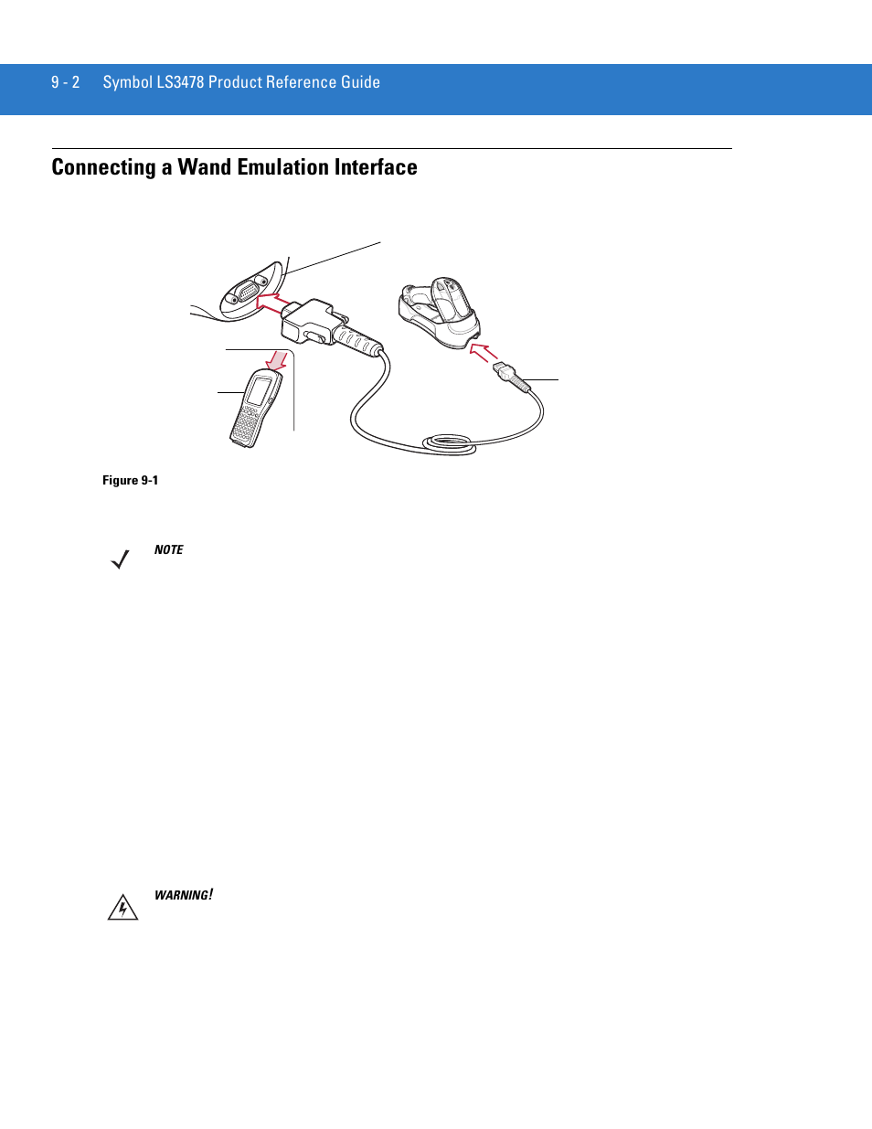 Connecting a wand emulation interface, Connecting a wand emulation interface -2 | Motorola LS3478 User Manual | Page 132 / 336