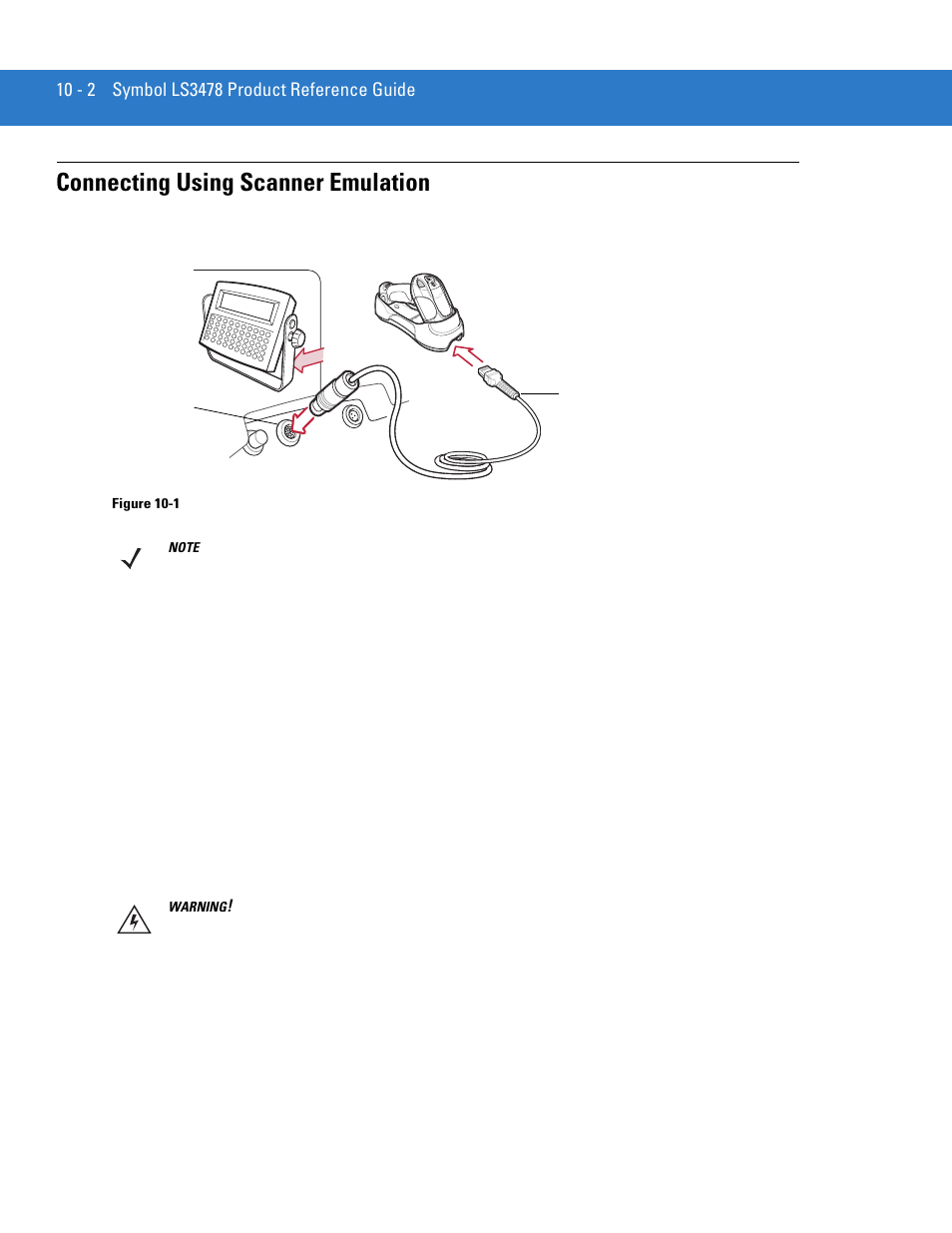 Connecting using scanner emulation, Connecting using scanner emulation -2 | Motorola LS3478 User Manual | Page 140 / 336