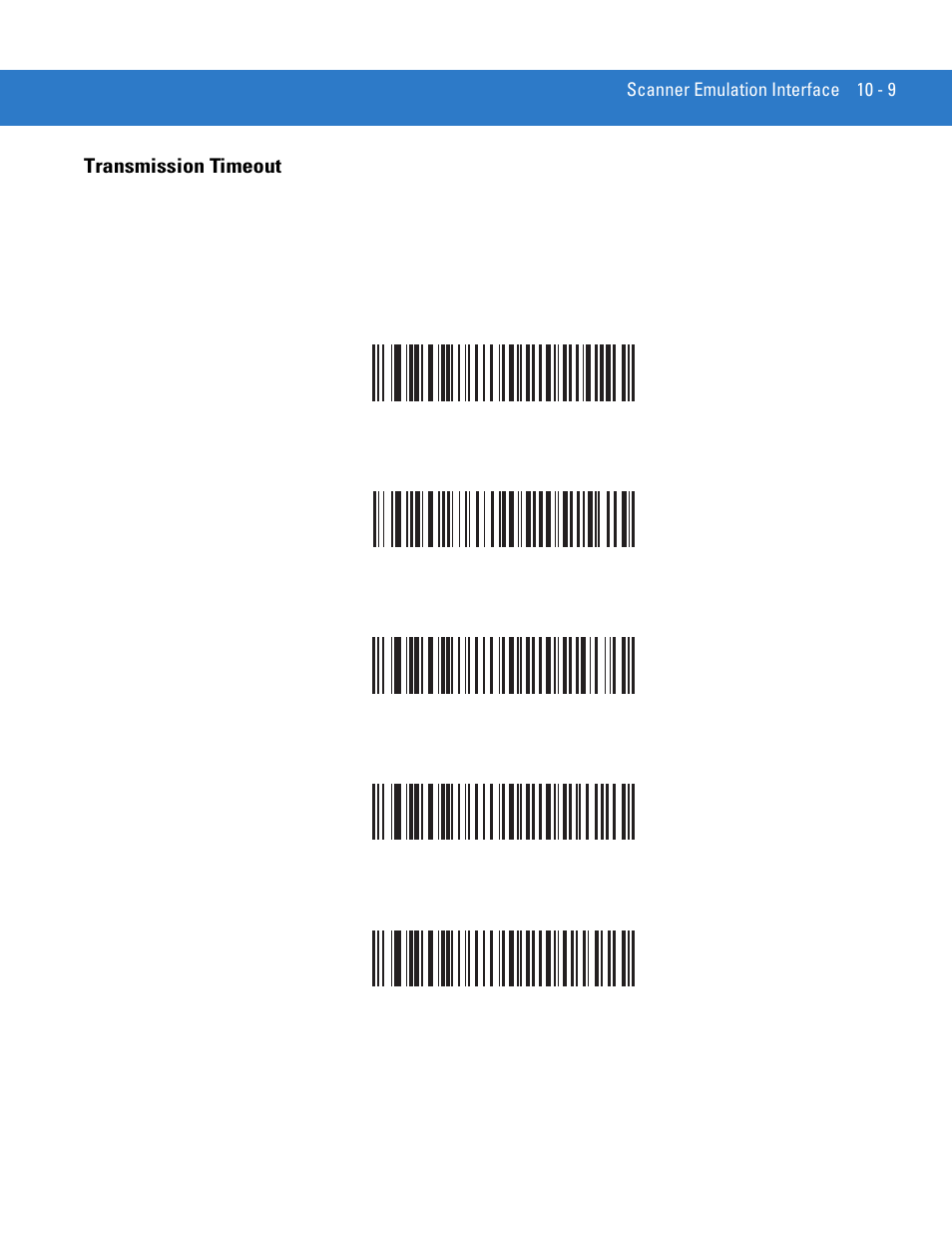 Transmission timeout, Transmission timeout -9 | Motorola LS3478 User Manual | Page 147 / 336