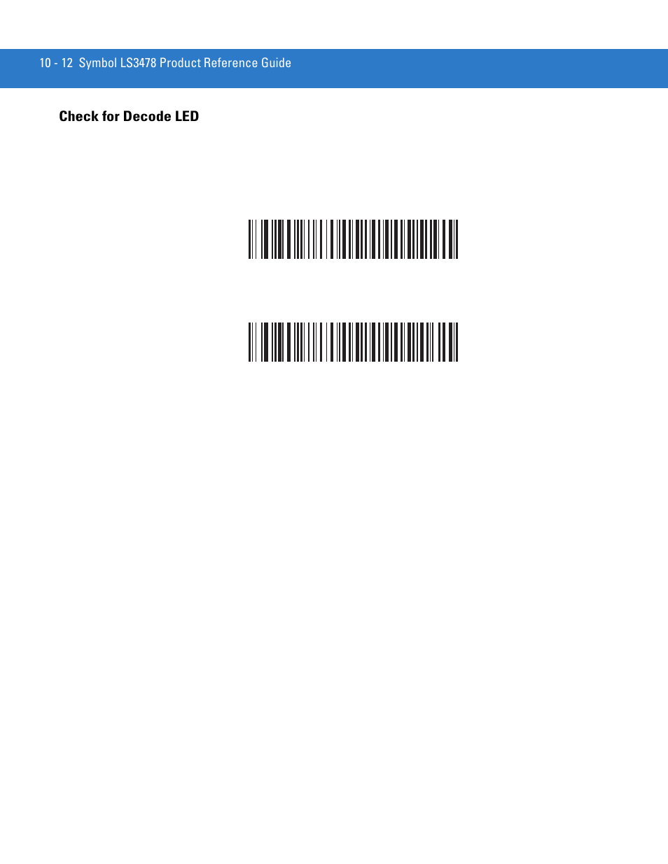 Check for decode led, Check for decode led -12 | Motorola LS3478 User Manual | Page 150 / 336