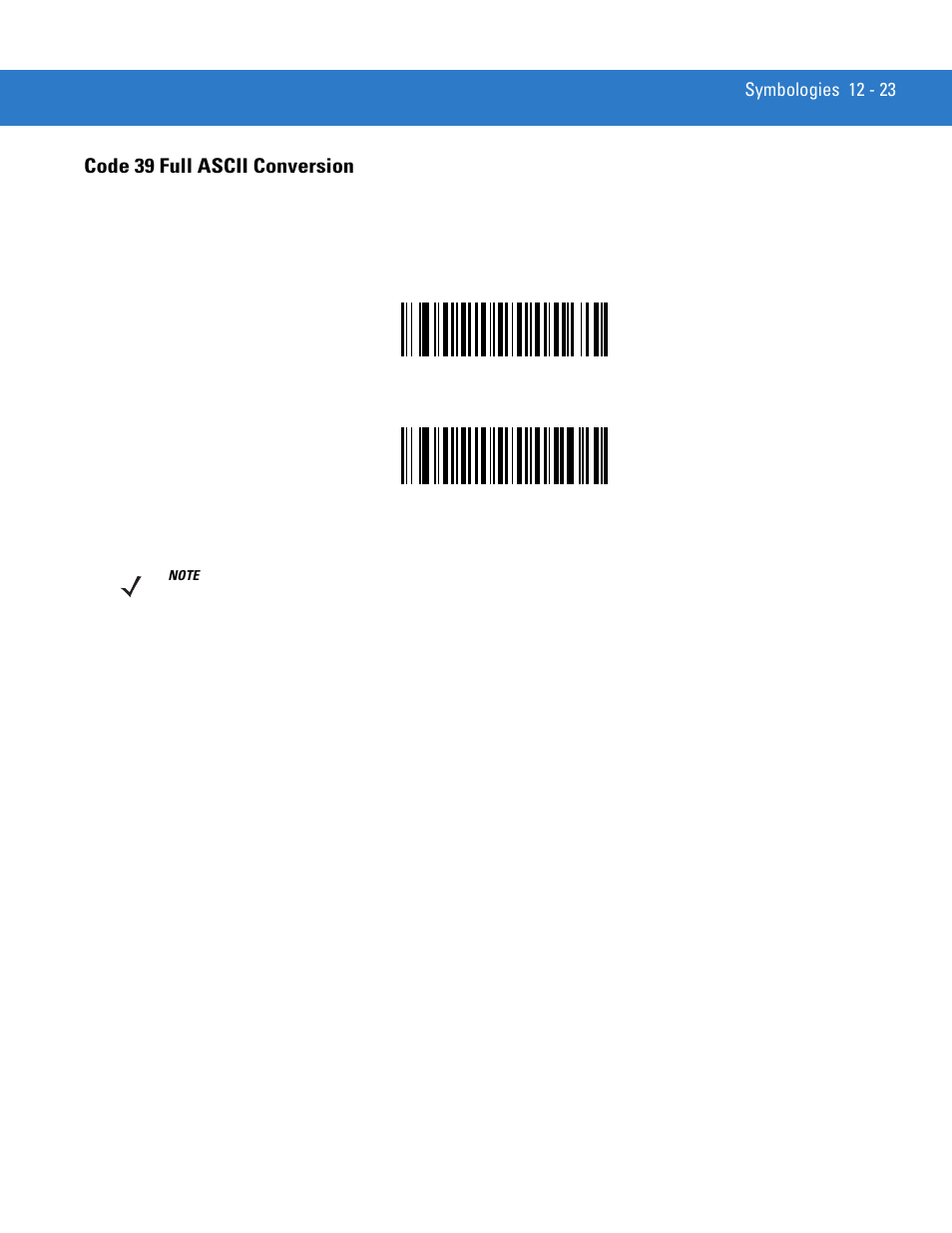 Code 39 full ascii conversion, Code 39 full ascii conversion -23 | Motorola LS3478 User Manual | Page 177 / 336