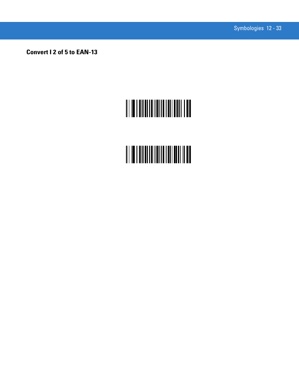 Convert i 2 of 5 to ean-13, Convert i 2 of 5 to ean-13 -33 | Motorola LS3478 User Manual | Page 187 / 336