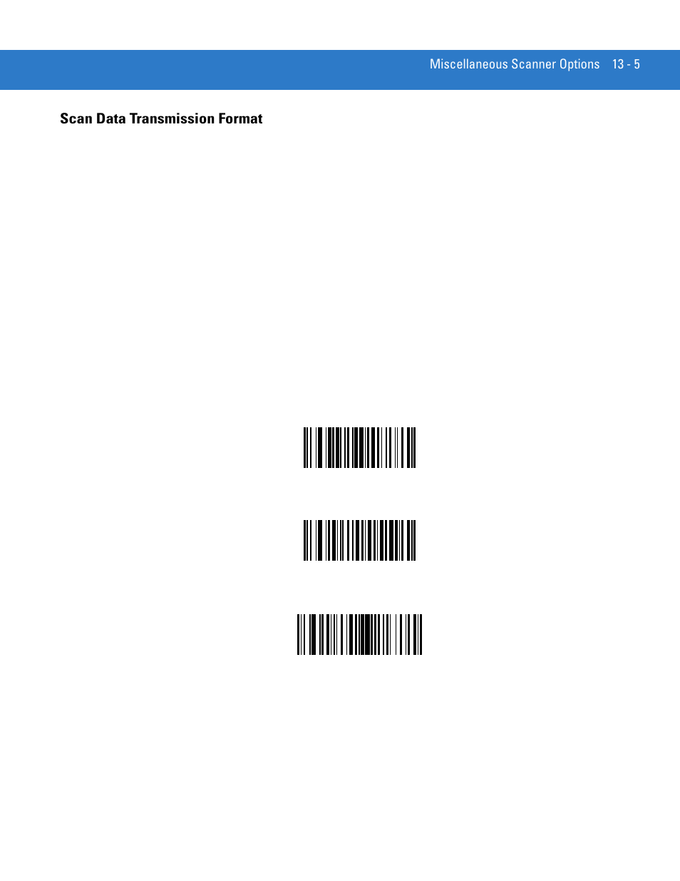 Scan data transmission format, Scan data transmission format -5 | Motorola LS3478 User Manual | Page 207 / 336