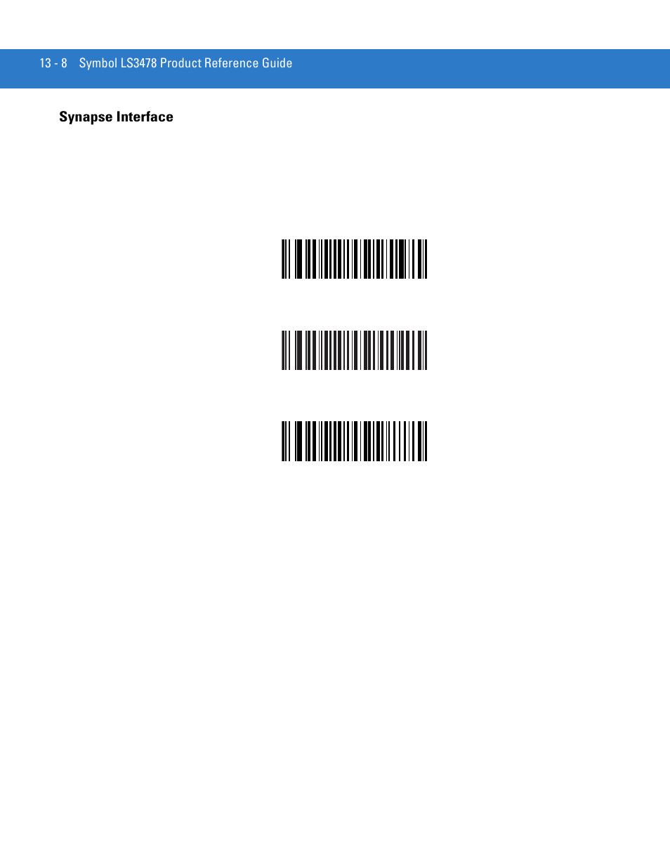 Synapse interface, Synapse interface -8 | Motorola LS3478 User Manual | Page 210 / 336