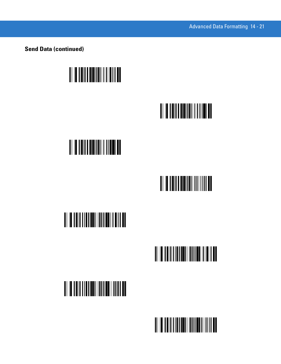 Send data (continued) | Motorola LS3478 User Manual | Page 231 / 336