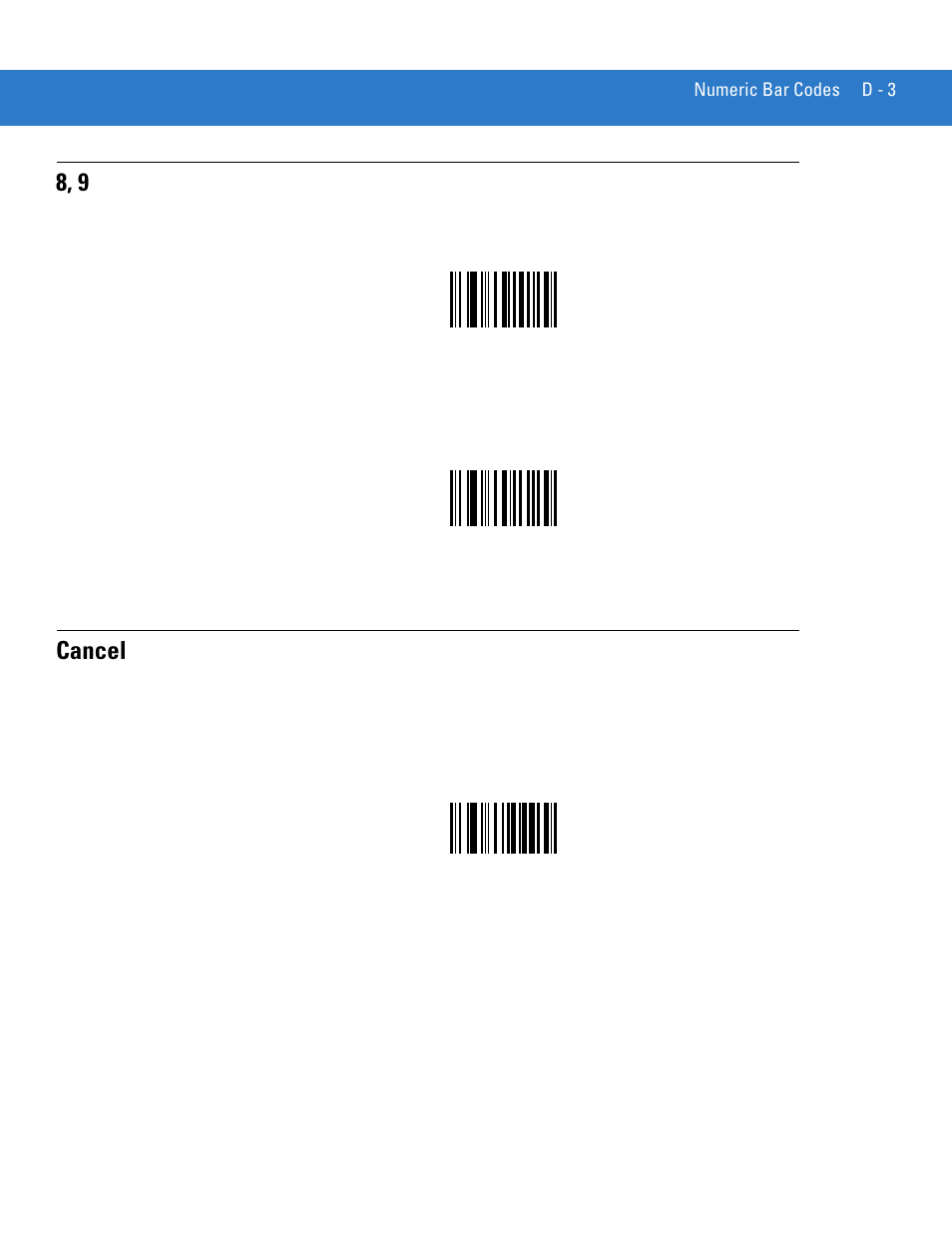 Cancel | Motorola LS3478 User Manual | Page 317 / 336