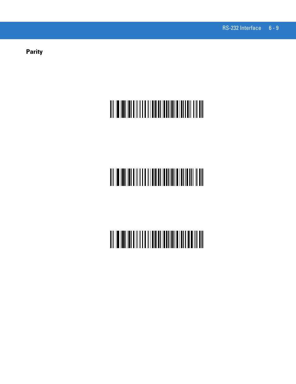 Parity, Parity -9 | Motorola LS3478 User Manual | Page 87 / 336