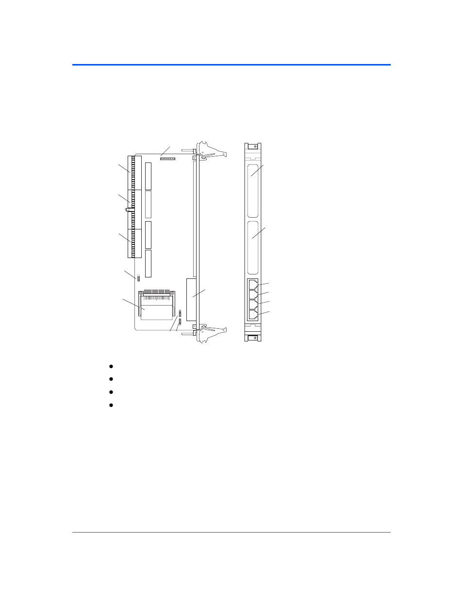 3 preparing the transition module, Preparing the transition module, Figure 5-2 | Connector and header locations (mxp version) | Motorola CPCI-6115 User Manual | Page 93 / 138