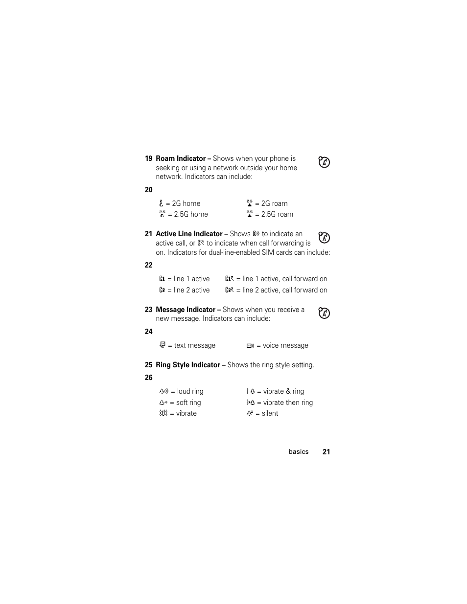 Motorola L2 GSM User Manual | Page 23 / 92