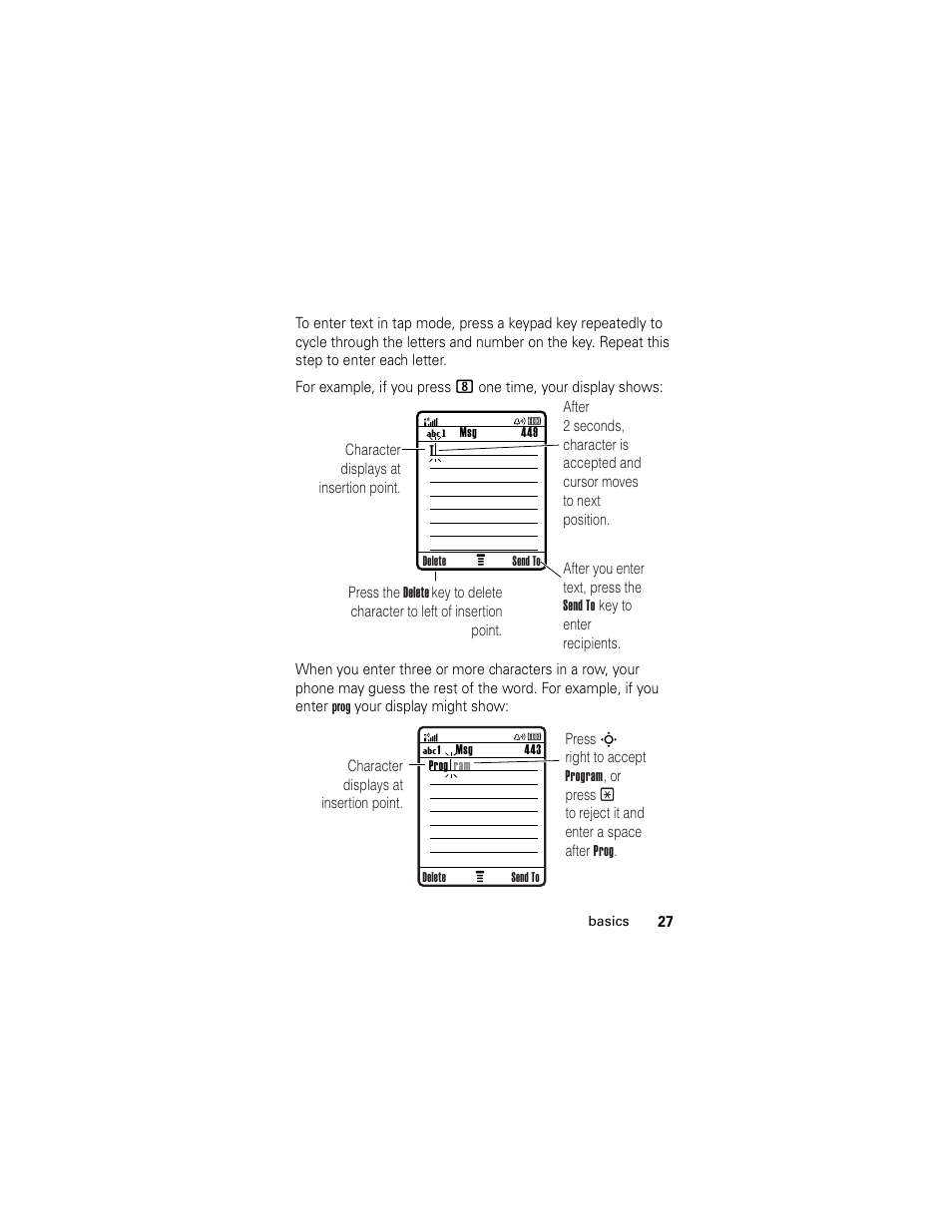 Motorola L2 GSM User Manual | Page 29 / 92