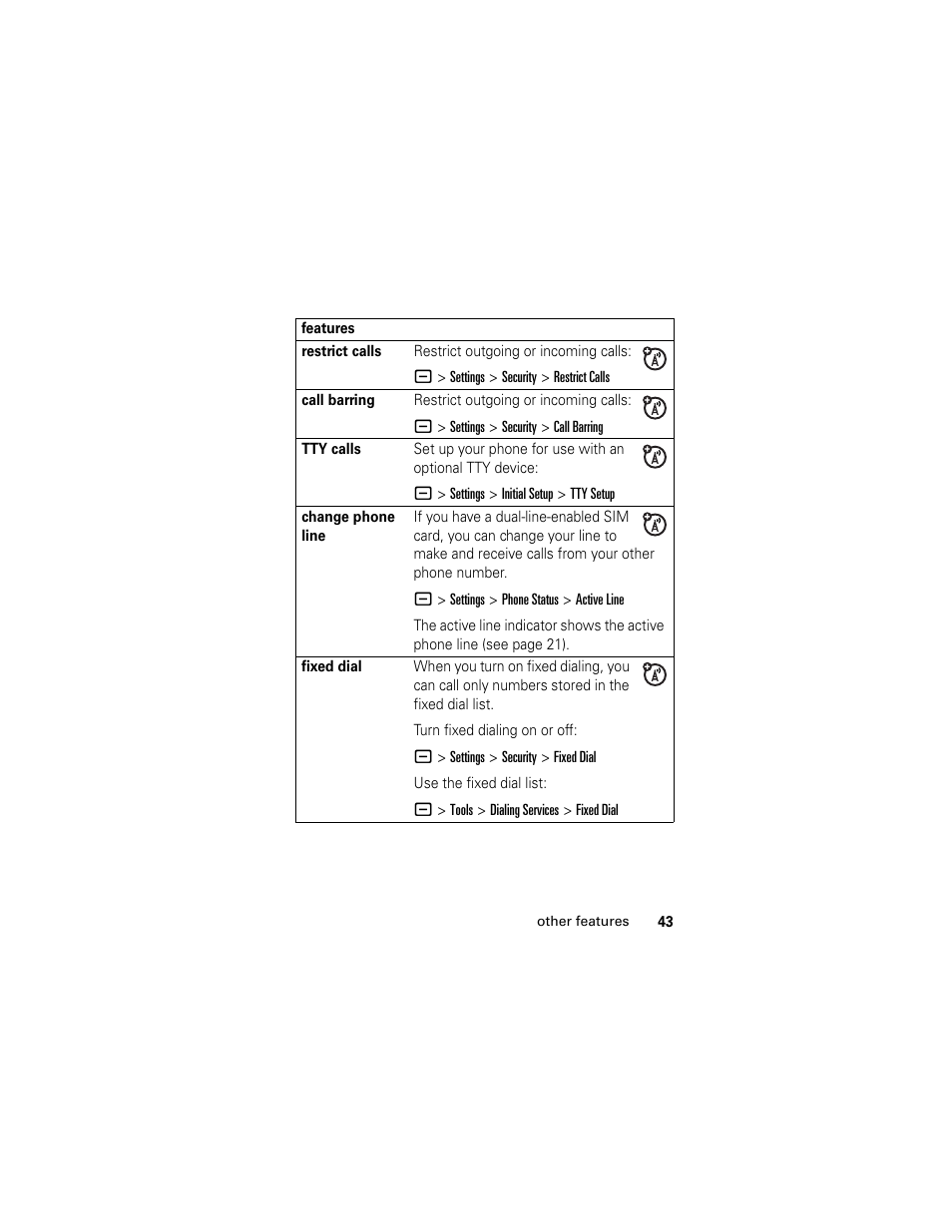 Motorola L2 GSM User Manual | Page 45 / 92