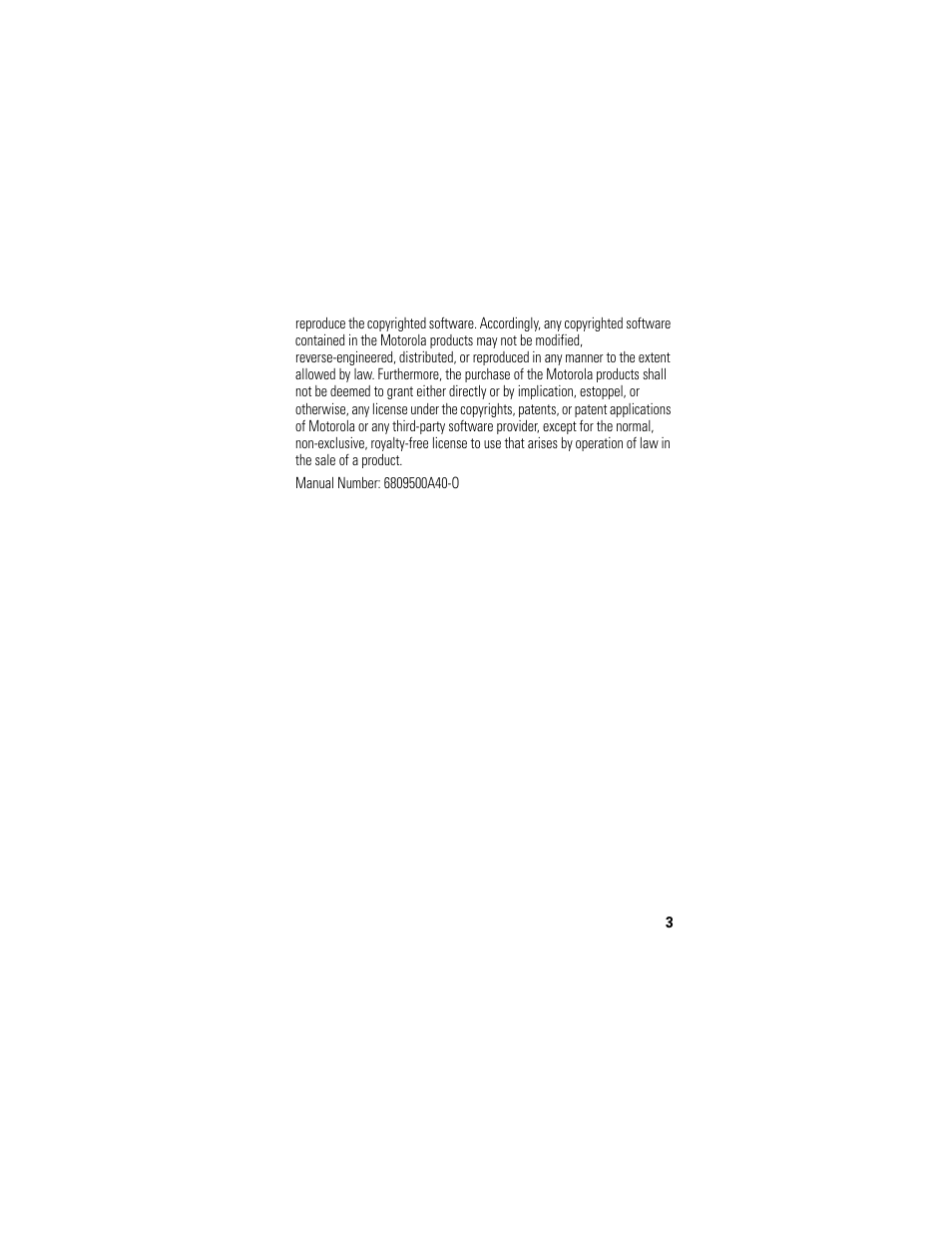 Motorola L2 GSM User Manual | Page 5 / 92