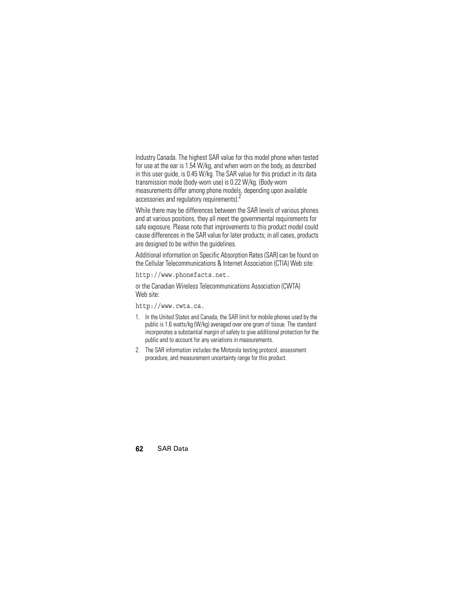 Motorola L2 GSM User Manual | Page 64 / 92