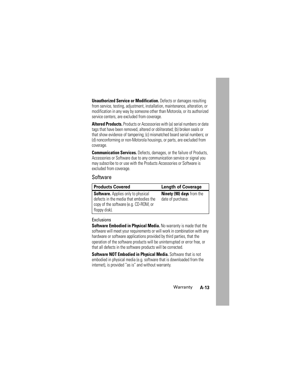 Motorola L2 GSM User Manual | Page 81 / 92