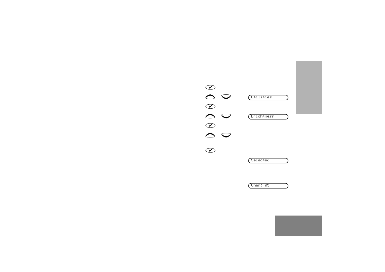 Brightness | Motorola GM380 User Manual | Page 51 / 60