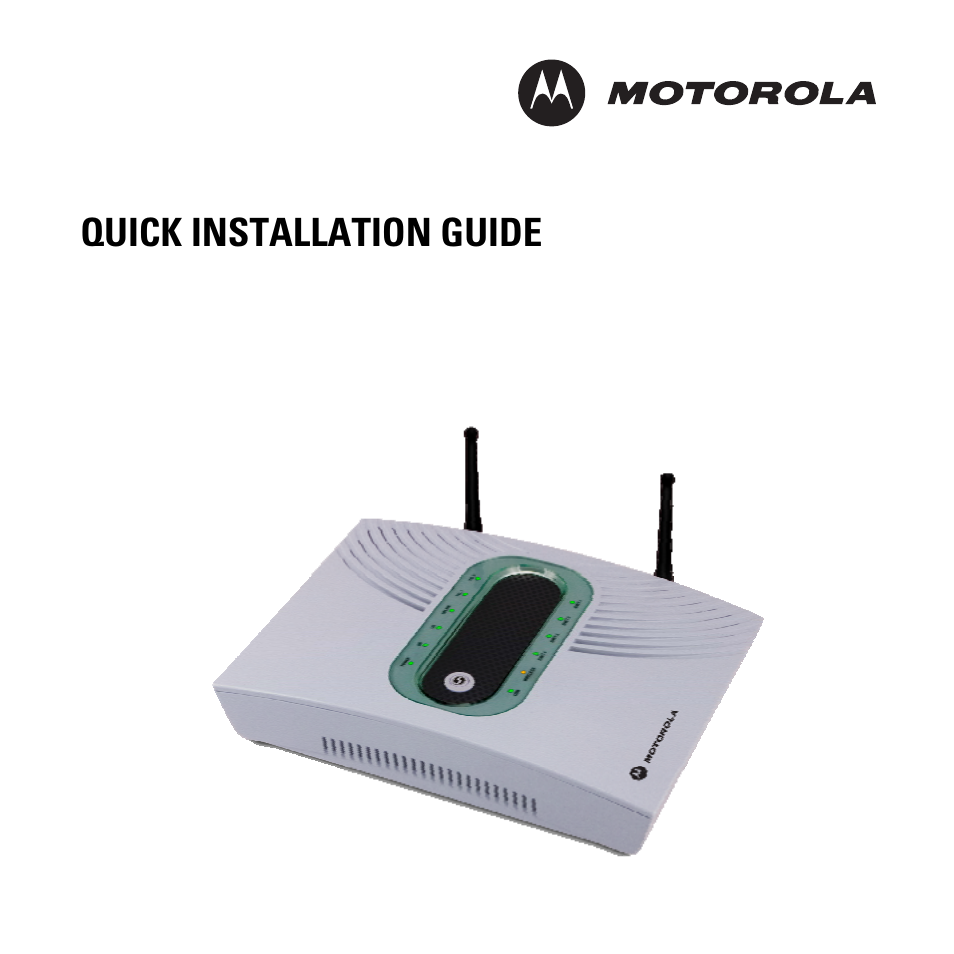 Motorola SVG2500 User Manual | 32 pages