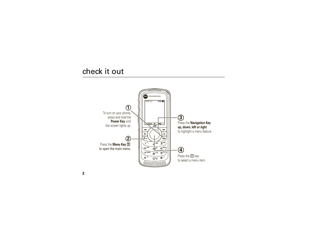 Check it out | Motorola I296 User Manual | Page 6 / 92