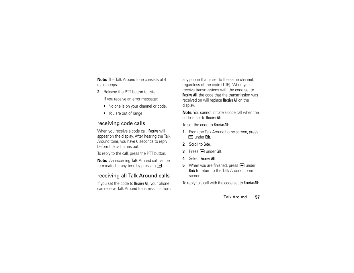 Motorola I296 User Manual | Page 61 / 92