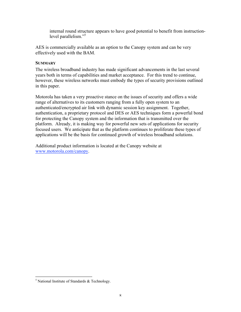 Motorola Wireless Broadband Platform User Manual | Page 12 / 13