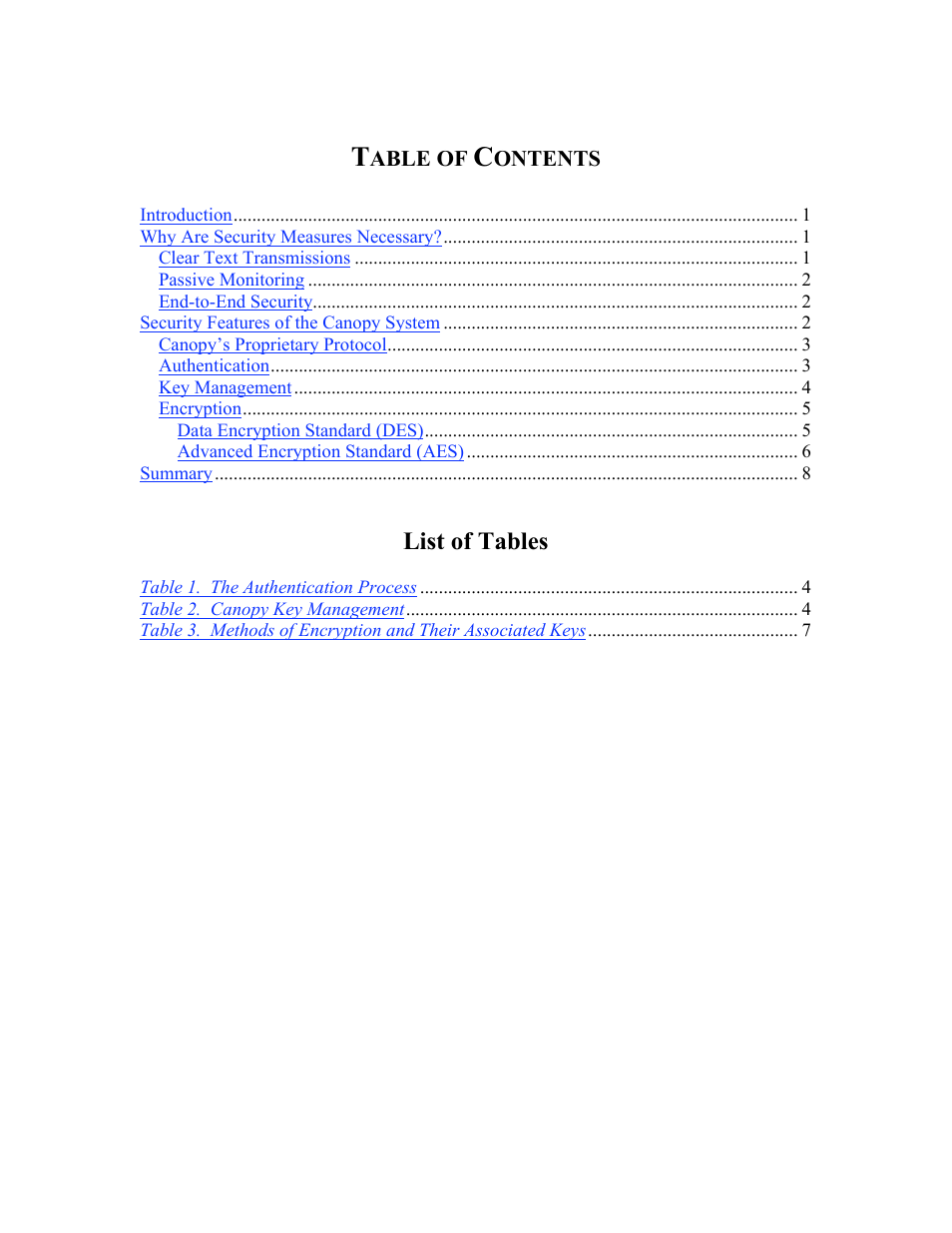 List of tables | Motorola Wireless Broadband Platform User Manual | Page 2 / 13