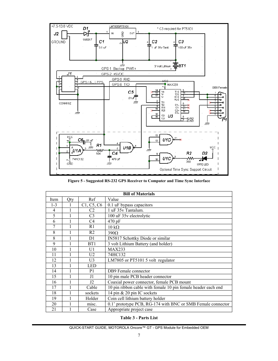 Motorola Oncore GT User Manual | Page 7 / 7