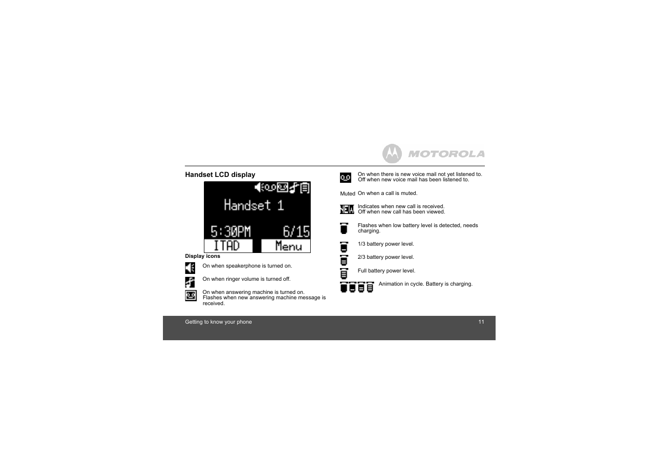 Motorola S803 User Manual | Page 11 / 52